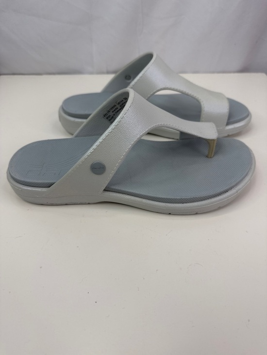 Shoes - Dansko Molded Toe Loop Women’s Size 39 Light Gray Blue Thong Sandals